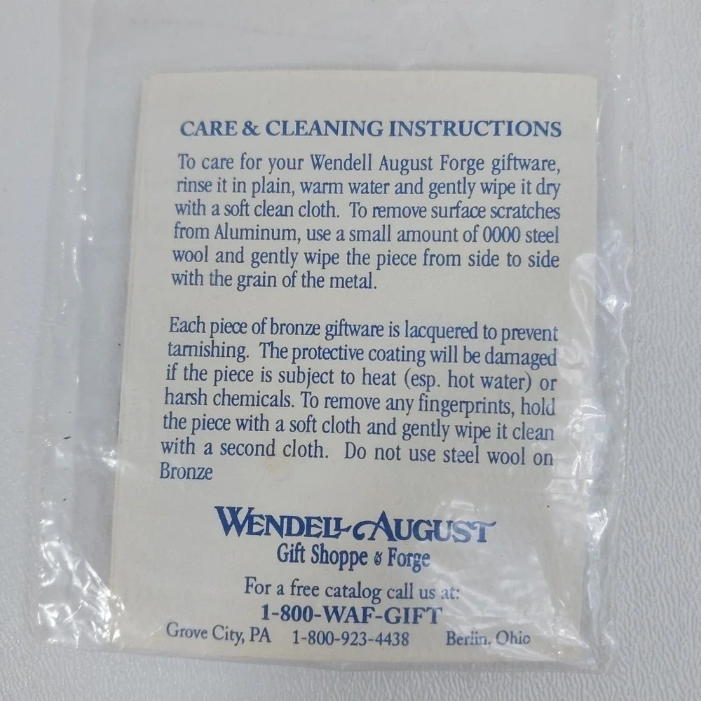 Wendell August Forge Vtg‎ Christmas Ornament Santa Checking List 1996